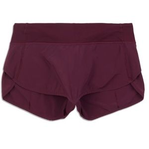 Lululemon Speed Up Shorts Size 8